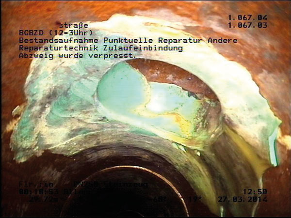 Punktuelle Reparatur