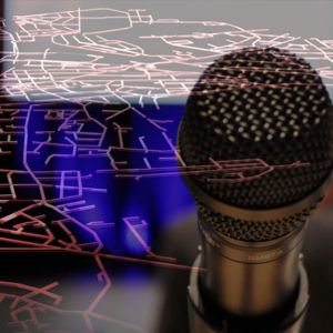 Drohnenansicht Abwasserbecken